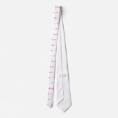 Barack Obama Signature Series (roze) Stropdas (Achterkant)