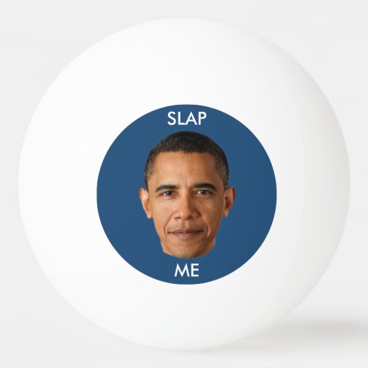 Barack Obama Slap me Pingpongbal (Voorkant)