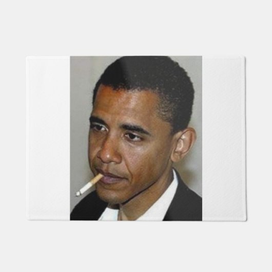 Barack Obama Smoking Deurmat (Voorkant)