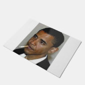 Barack Obama Smoking Deurmat (Schuin)