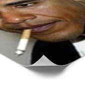 Barack Obama Smoking Poster (Hoek)