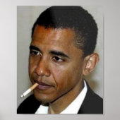 Barack Obama Smoking Poster (Voorkant)
