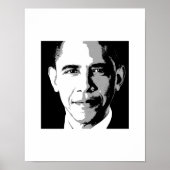 BARACK OBAMA SQUARE PORTRAIT -.png Poster (Voorkant)