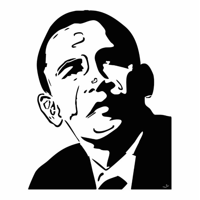 Barack Obama Staand Fotobeeldje (Voorkant)