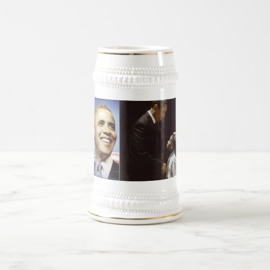 BARACK OBAMA stein Bierpul (Center)