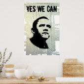 Barack Obama. Stencil concrt Poster (Keuken)