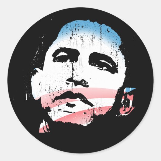 Barack Obama Sticker (Voorkant)