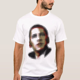 Barack Obama Stippen en cirkels - optische illusie T-shirt