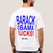 Barack Obama Sucks T-shirt (Achterkant)