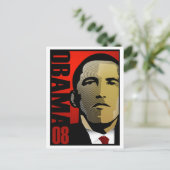 Barack Obama Super Hero Briefkaart (Staand voorkant)