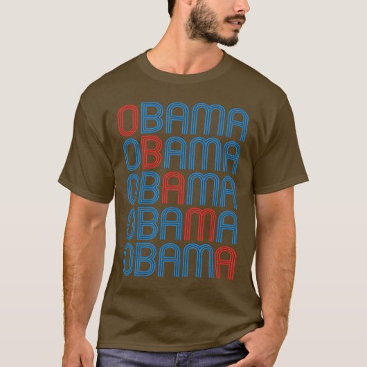 Barack Obama T-shirt (stijlen voor mannen, vrouwen (Voorkant)
