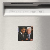 Barack Obama & Ted Kennedy Magneet (Insitu (Vaatwasser))