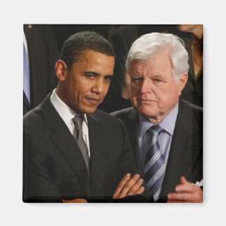 Barack Obama & Ted Kennedy Magneet