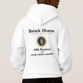 Barack Obama - Teen Hoodie (Achterkant)