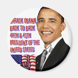 Barack Obama, terug naar achteren_ Magneet