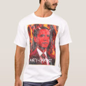 Barack Obama The Anti-Christus T-shirt (Voorkant)