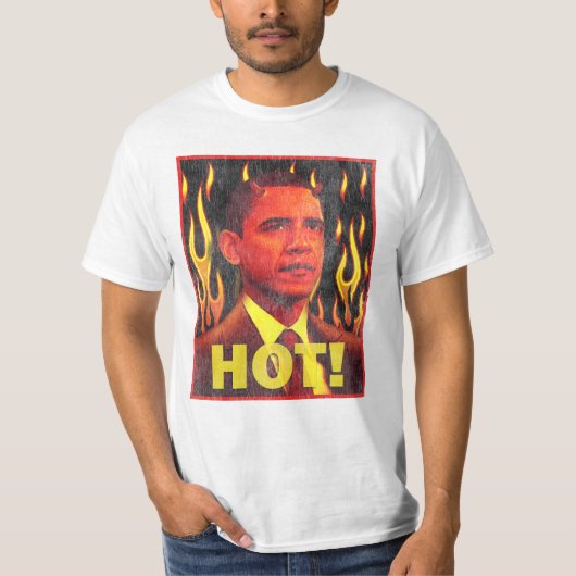 Barack Obama The Anti-Christus T-shirt (Voorkant)