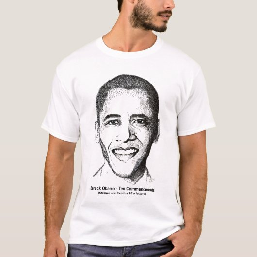 Barack Obama - Tien Geboden 2 shirt aan de zijkant (Voorkant)