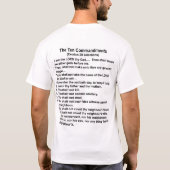 Barack Obama - Tien Geboden 2 shirt aan de zijkant (Achterkant)