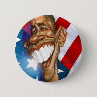 Barack Obama-toets Ronde Button 5,7 Cm