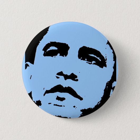 Barack Obama-toets Ronde Button 5,7 Cm (Voorkant)