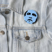 Barack Obama-toets Ronde Button 5,7 Cm (In situ)