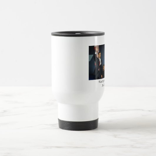 Barack Obama Travel Mug - Gepersonaliseerd - Geper Reisbeker (Center)