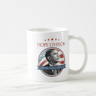 Barack Obama Tribute Art Hope Lives On T-shirt.png Koffiemok