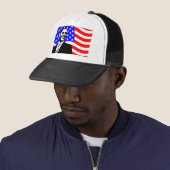 Barack Obama Trucker Pet (In situ)
