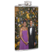 Barack Obama US President White House Kerstmis Heupfles (Rechts)