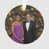 Barack Obama US President White House Kerstmis Ornament (voorkant)
