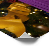 Barack Obama US President White House Kerstmis Poster (Hoek)