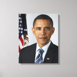 Barack Obama US President White House Portret Canvas Afdruk