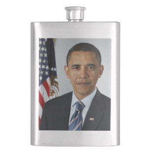 Barack Obama US President White House Portret Flacon