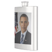 Barack Obama US President White House Portret Flacon (Links)