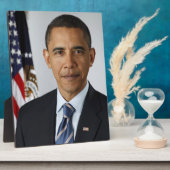 Barack Obama US President White House Portret Fotoplaat (Zijkant)