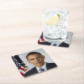 Barack Obama US President White House Portret Kartonnen Onderzetters (Insitu)