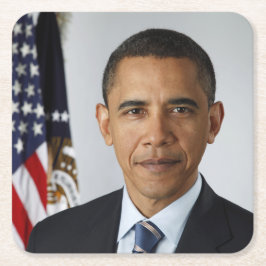 Barack Obama US President White House Portret Kartonnen Onderzetters