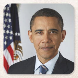 Barack Obama US President White House Portret Kartonnen Onderzetters