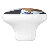 Barack Obama US President White House Portret Keramische Knop (Zijkant)