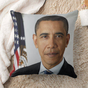 Barack Obama US President White House Portret Kussen