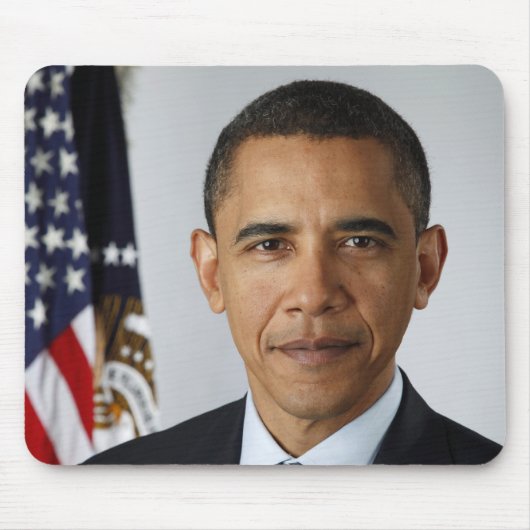 Barack Obama US President White House Portret Muismat (Voorkant)