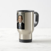 Barack Obama US President White House Portret Reisbeker (Voorkant rechts)