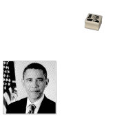 Barack Obama US President White House Portret Rubberstempel (Gestempeld)