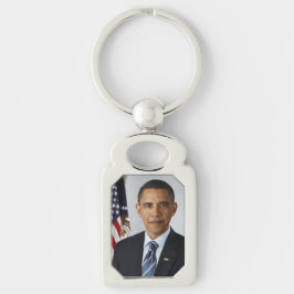 Barack Obama US President White House Portret Sleutelhanger