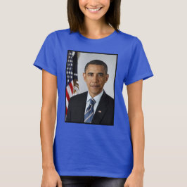 Barack Obama US President White House Portret T-shirt