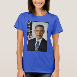 Barack Obama US President White House Portret T-shirt
