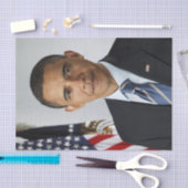 Barack Obama US President White House Portret Tissuepapier (Craft)