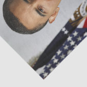 Barack Obama US President White House Portret Tissuepapier (Detail)