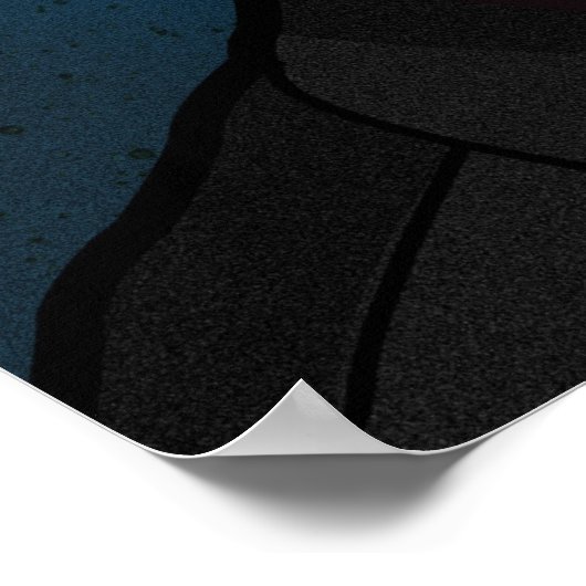 Barack Obama Vector Portret Poster (Hoek)